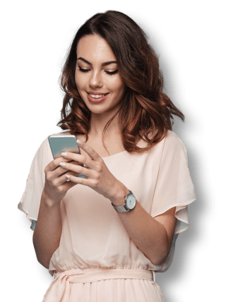 Person holding phone